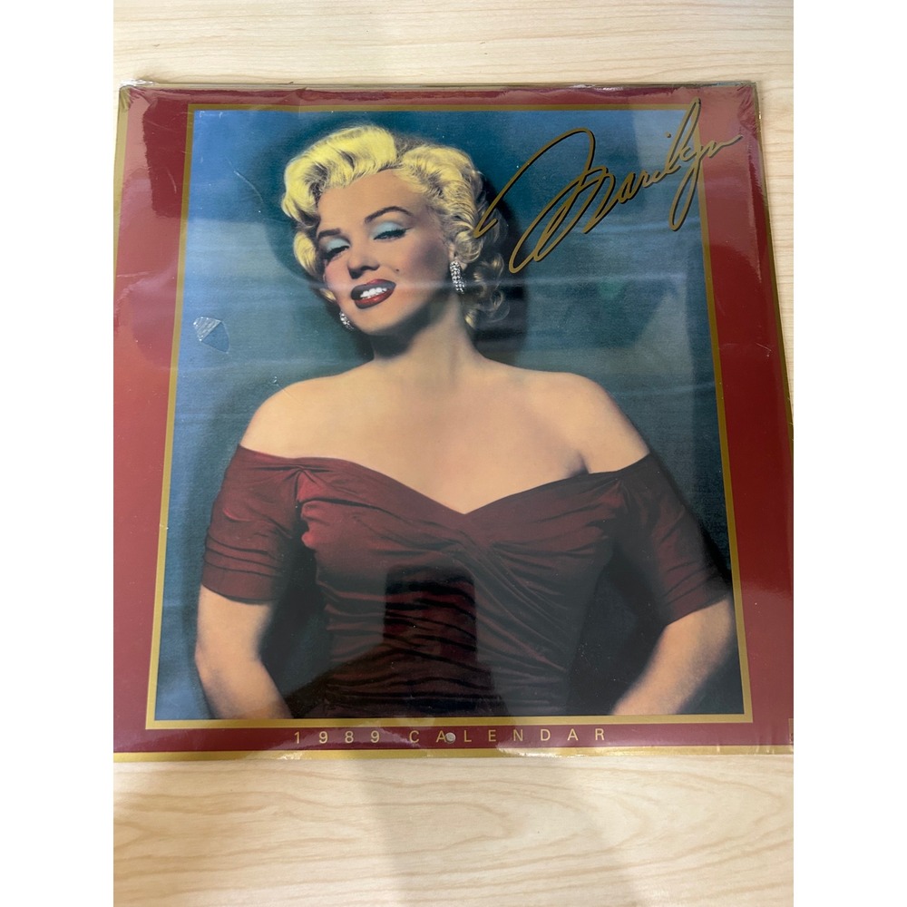 Vintage 1989 Marilyn Monroe‎ Wall Calendar Landmark Calendars Sealed New 12x12
